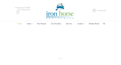 Desktop Screenshot of ironhorsepeds.com